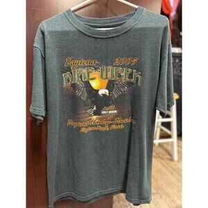 Harley Davidson 2005 Daytona Bike Week eagle shield USA sz L
